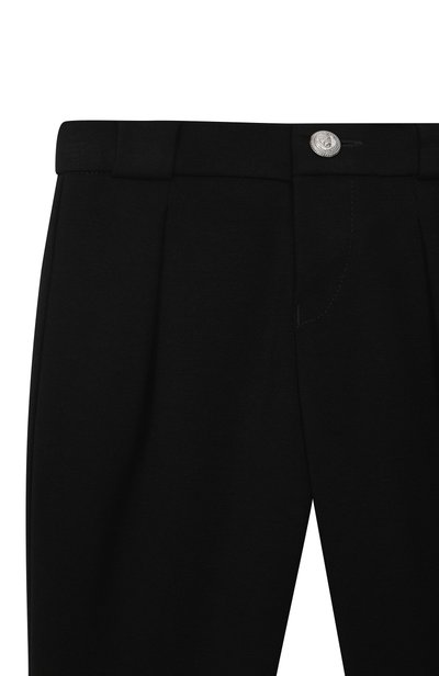 Брюки из вискозы BALMAIN черного цвета по цене 29750 руб., арт. BY6710, фото 3 Брюки из вискозы BALMAIN, арт. BY6710, фото 3