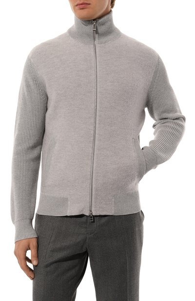 Кардиган из хлопка и шерсти BOSS, арт. 50526839, фото 3