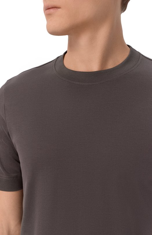 Хлопковая футболка Gran Sasso 60139/81001 Серый  60139/81001 Фото 5