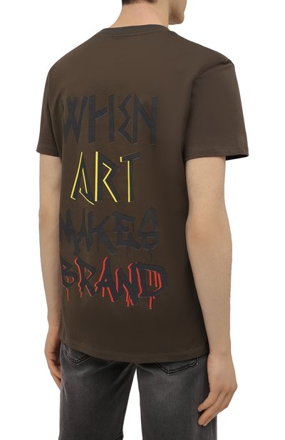 Хлопковая футболка DIEGO VENTURINO, арт. SS21-DV TS0 WAMBDM, фото 4