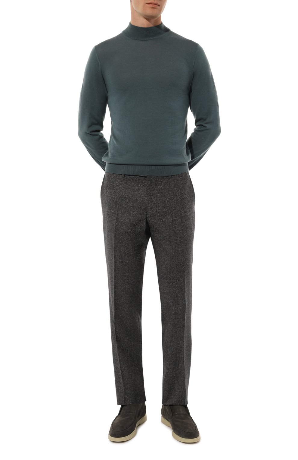 Брюки из шерсти и шелка BERWICH, арт. SC/1/ZG1436X, фото 2