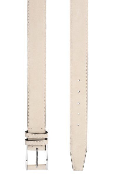 Замшевый ремень KITON кремового цвета по цене 129000 руб., арт. USC7140N00108, фото 3 Замшевый ремень KITON, арт. USC7140N00108, фото 3