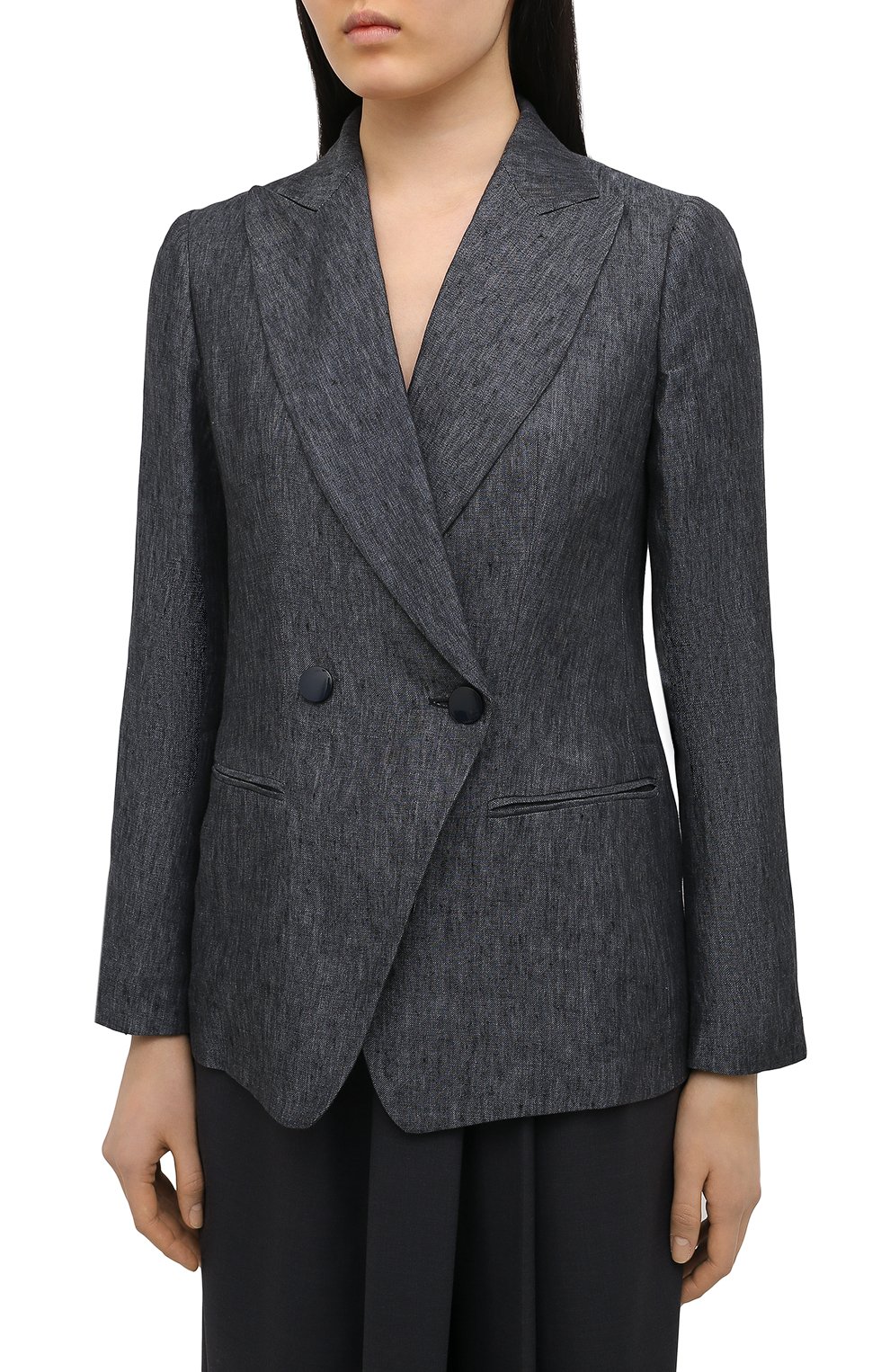 Льняной жакет EMPORIO ARMANI, арт. ANG36T/A2121, фото 3