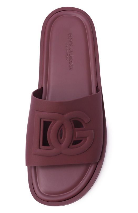 Шлепанцы Dolce & Gabbana CS2215/AN994 Бордовый  CS2215/AN994 Фото 6