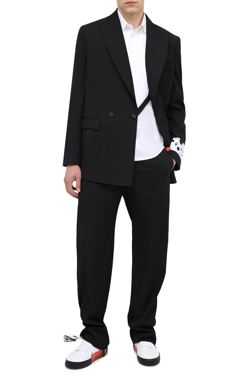 Шерстяной пиджак OFF-WHITE, арт. 0MEF061E20FAB0011001, фото 2