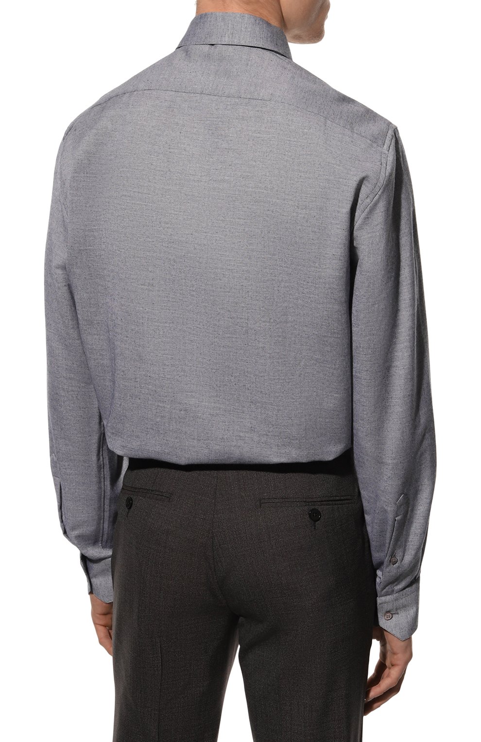 Сорочка из хлопка и кашемира STEFANO RICCI, арт. MC000928/R1901, фото 5