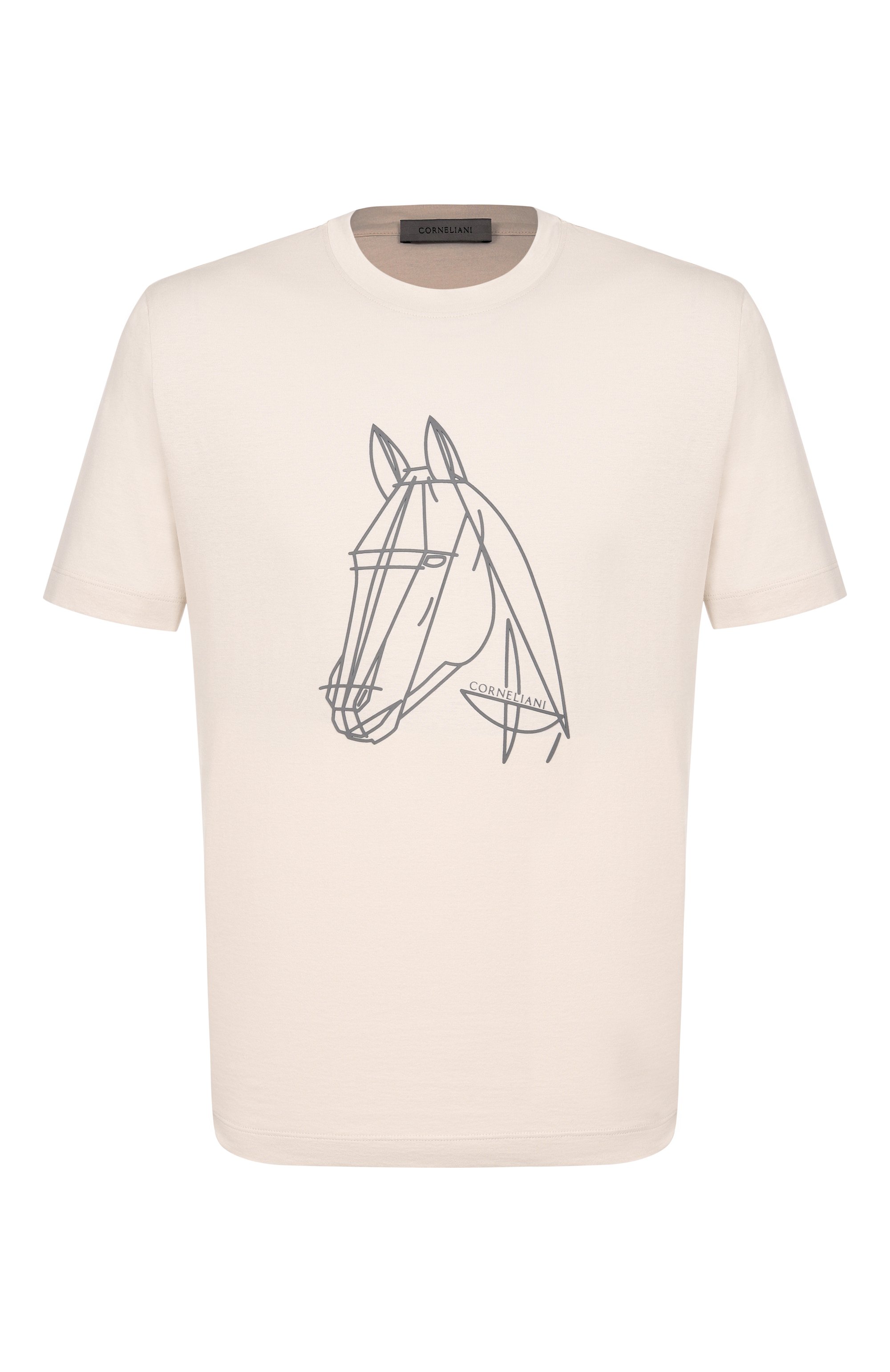 Хлопковая футболка CORNELIANI, арт. 27G593/2725051_001, фото 1