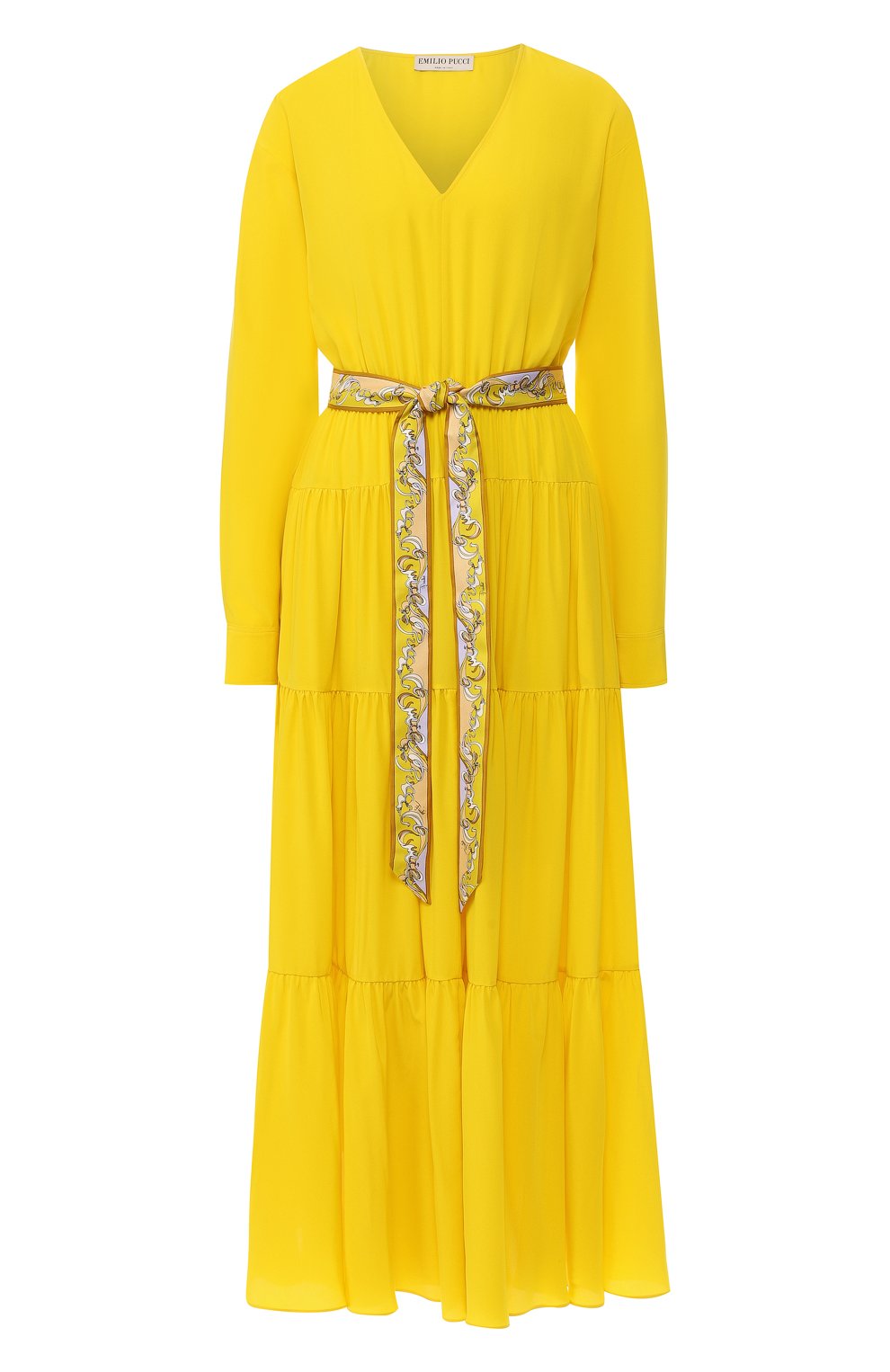 Шелковое платье с поясом EMILIO PUCCI, арт. 9ERH70/9E665, фото 1