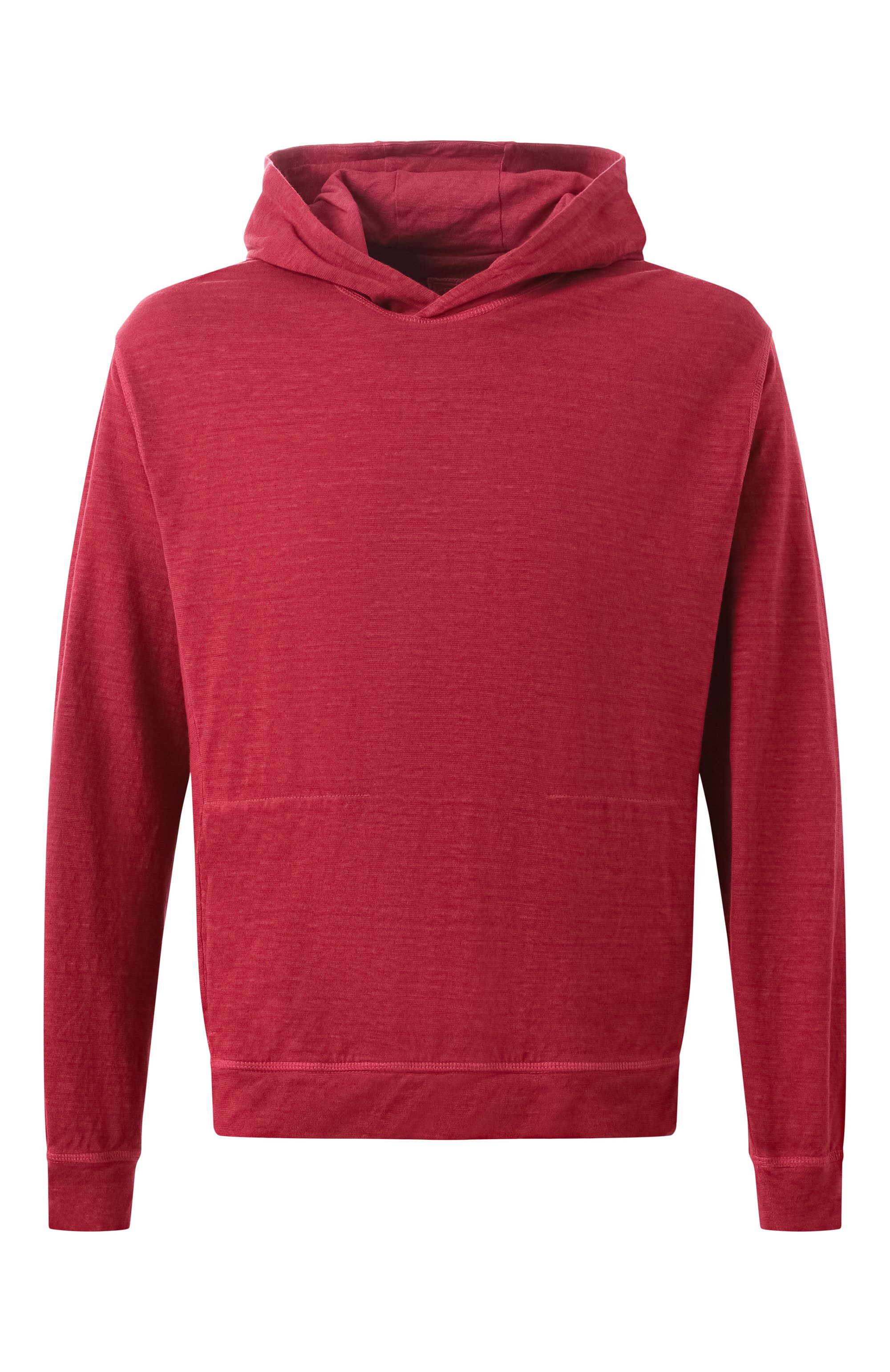 Лонгслив изо льна и хлопка 120% LINO красного цвета по цене 34650 руб., арт. 32ALIM79GS/G309/S01, фото 1 Лонгслив изо льна и хлопка 120% LINO, арт. 32ALIM79GS/G309/S01, фото 1