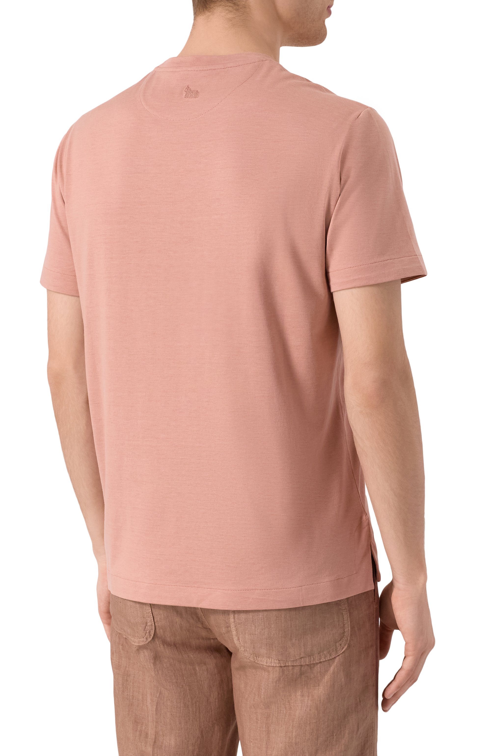 Футболка из шелка и хлопка COLOMBO, арт. TS00404/M0146-J0, фото 4