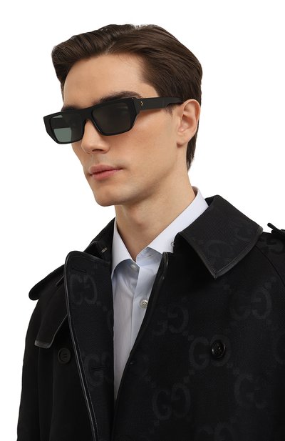 Солнцезащитные очки G.O.D. EYEWEAR, арт. TWENTY F0UR BLACK W/GREEN LENS, фото 3
