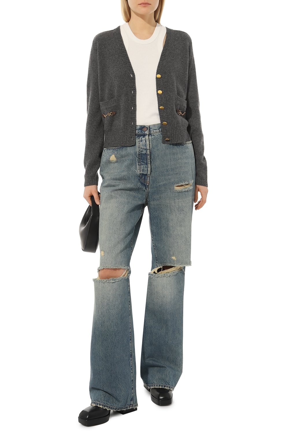 Кашемировый кардиган GUCCI, арт. 628412 XKBH9, фото 2