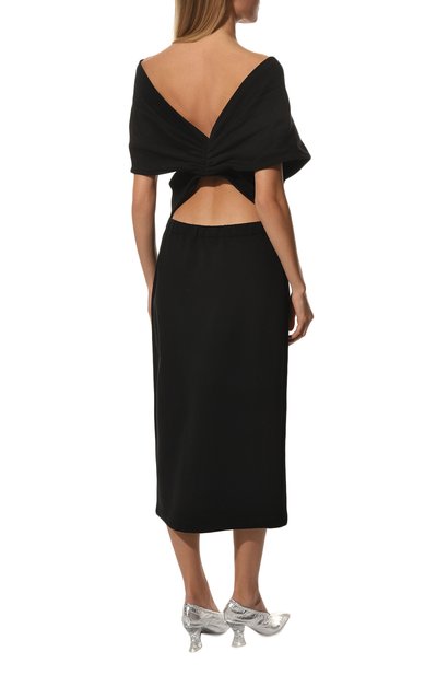 Хлопковое платье DRIES VAN NOTEN, арт. 222-011148-5611, фото 4