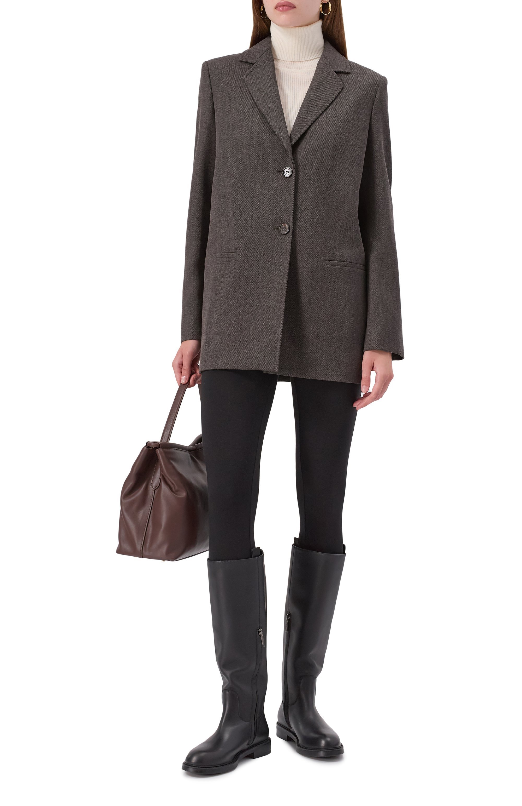 Кожаные сапоги DOUCAL'S, арт. DD8746BRUGUF214N, фото 3