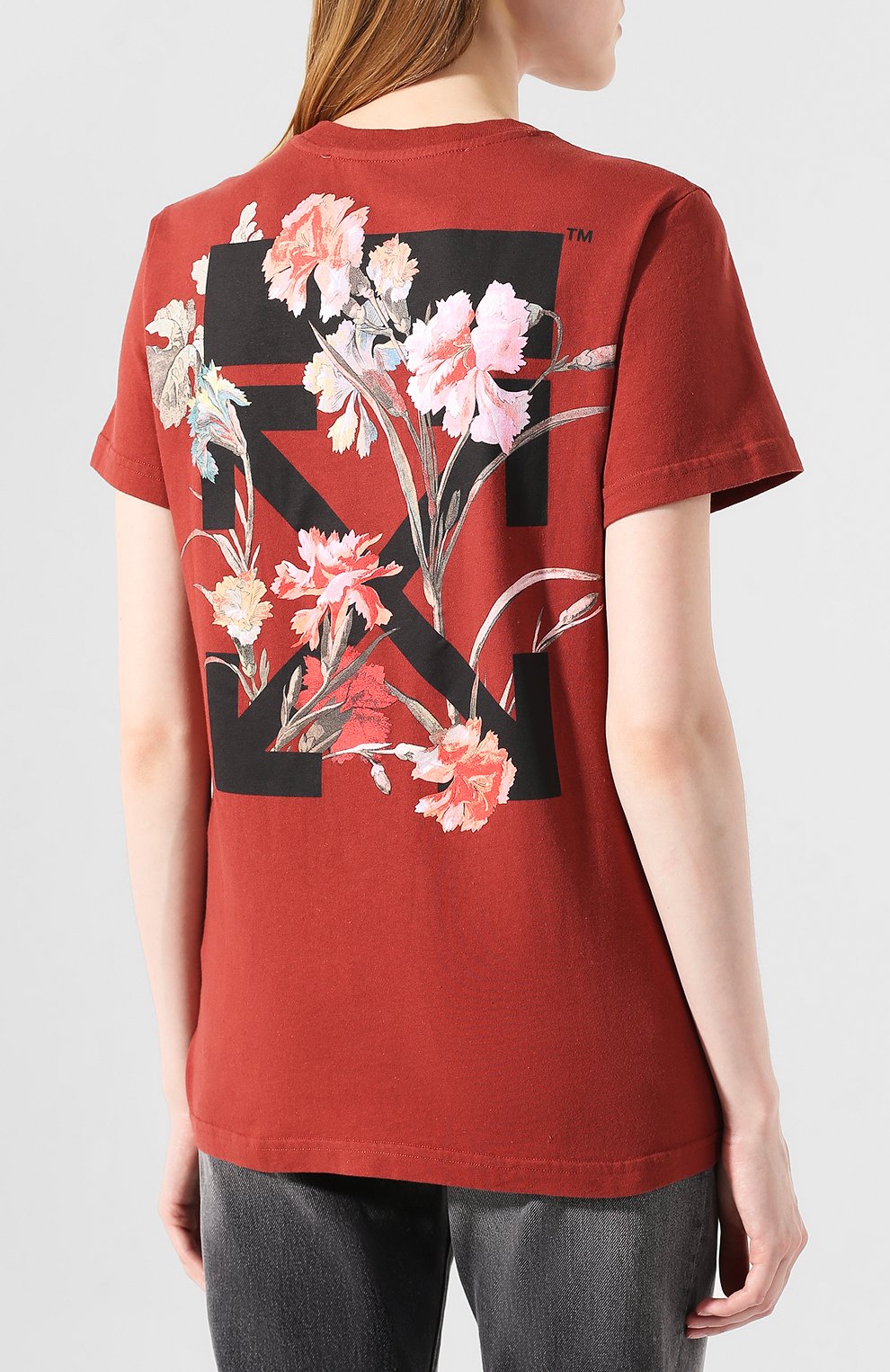 Хлопковая футболка OFF-WHITE, арт. 0WAA049E19B070662410, фото 4