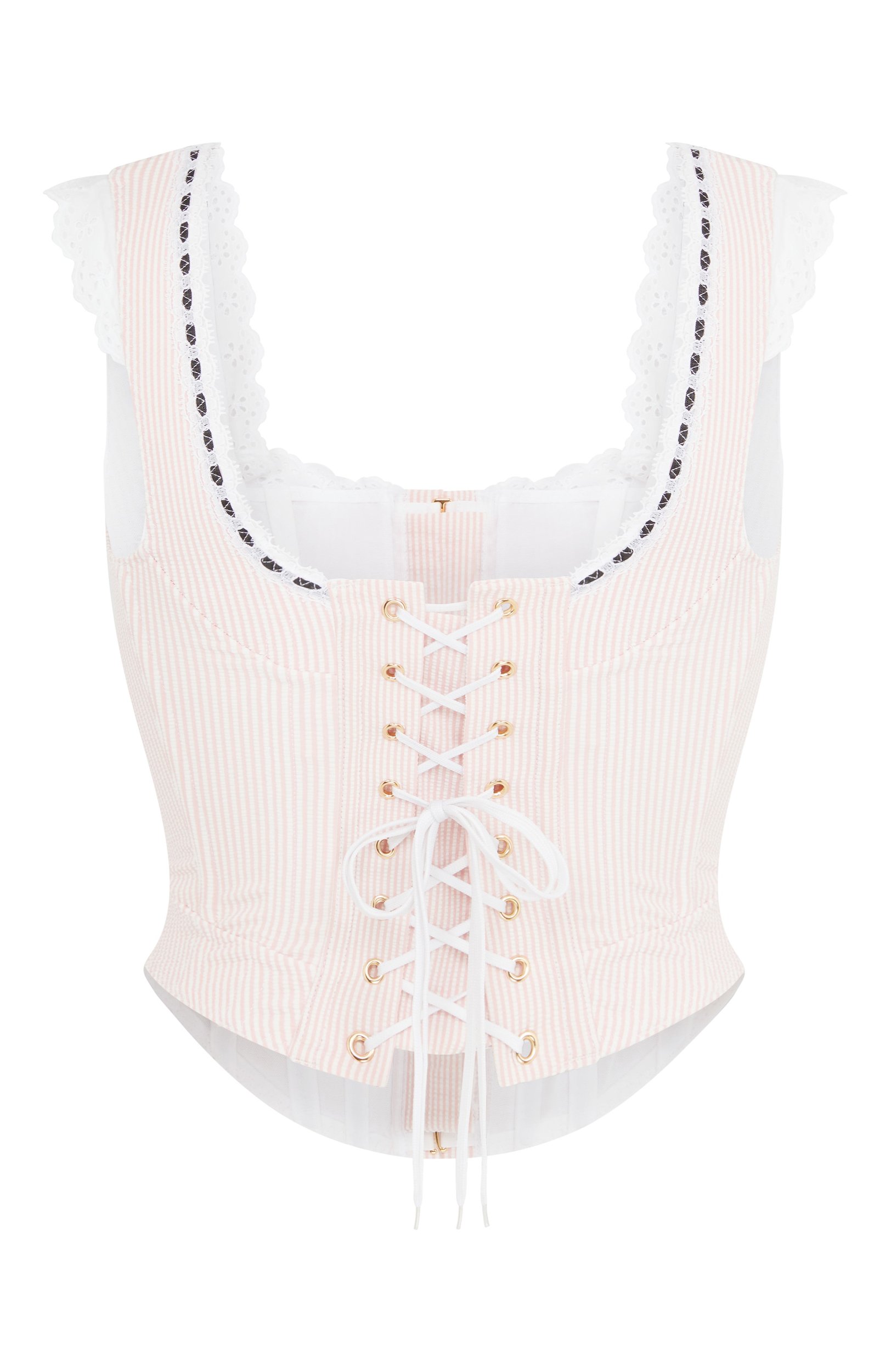 Корсет miffy AGENT PROVOCATEUR светло-розового цвета по цене 92500 руб., арт. AP12847681100, фото 2 Корсет miffy AGENT PROVOCATEUR, арт. AP12847681100, фото 2
