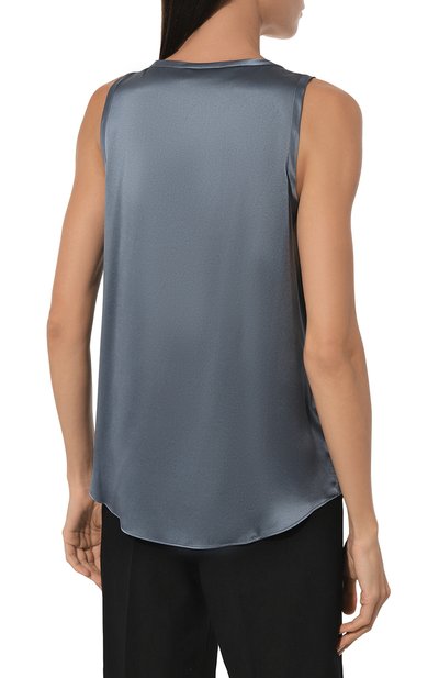 Атласный топ BRUNELLO CUCINELLI, арт. MPC59E0600, фото 4