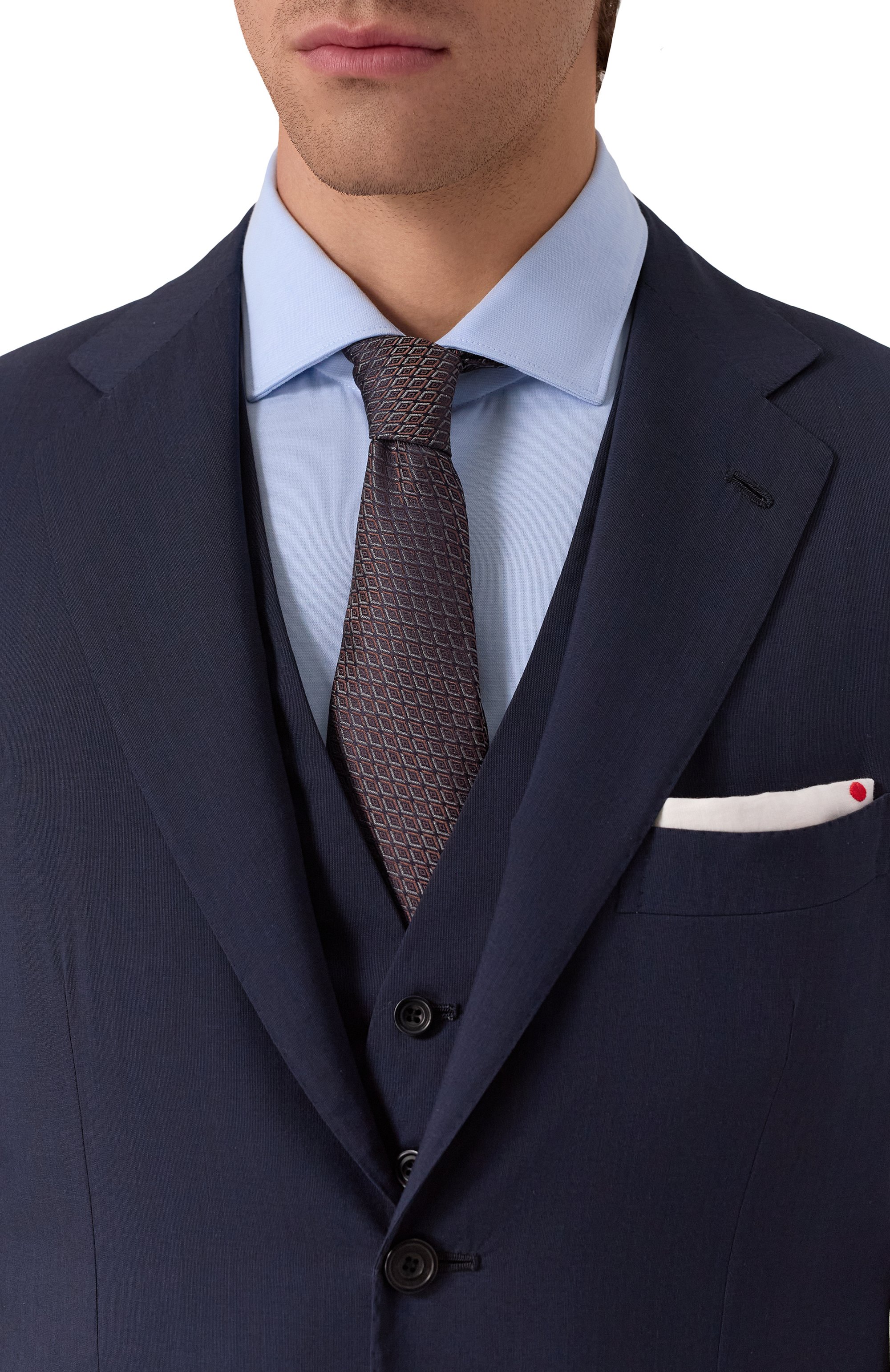 Шелковый галстук CANALI, арт. 18/HJ04364, фото 2