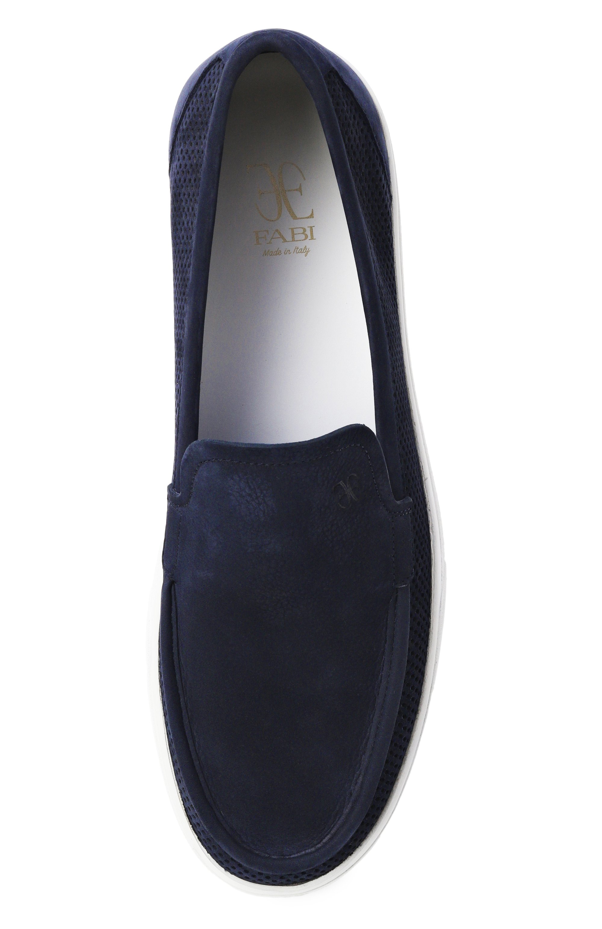 Лоферы из нубука FABI темно-синего цвета по цене 51350 руб., арт. FU1321/NABUK RIGAT0, фото 5 Лоферы из нубука FABI, арт. FU1321/NABUK RIGAT0, фото 5