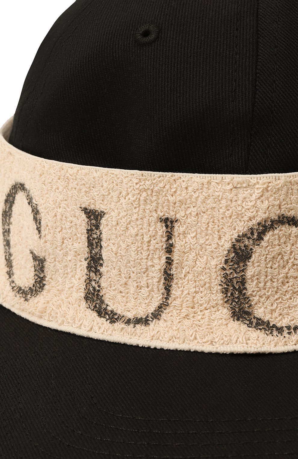 Хлопковая бейсболка GUCCI черного цвета по цене 38000 руб., арт. 492545 4HC56, фото 4 Хлопковая бейсболка GUCCI, арт. 492545 4HC56, фото 4