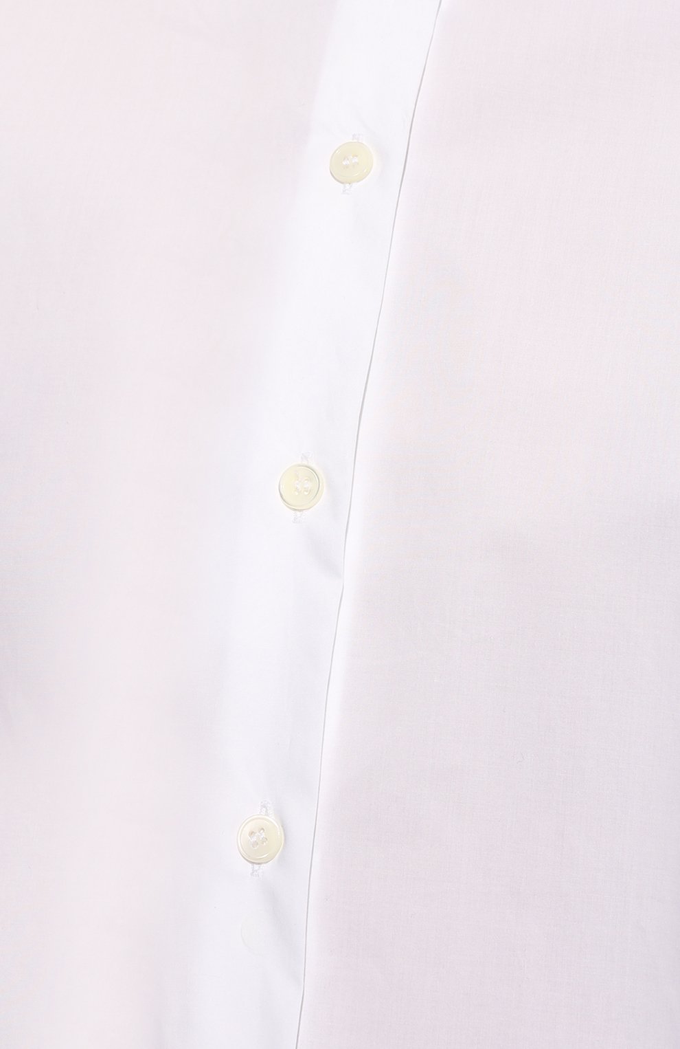Хлопковая рубашка MM6 белого цвета по цене 62950 руб., арт. S62DL0055/S47294, фото 5 Хлопковая рубашка MM6, арт. S62DL0055/S47294, фото 5