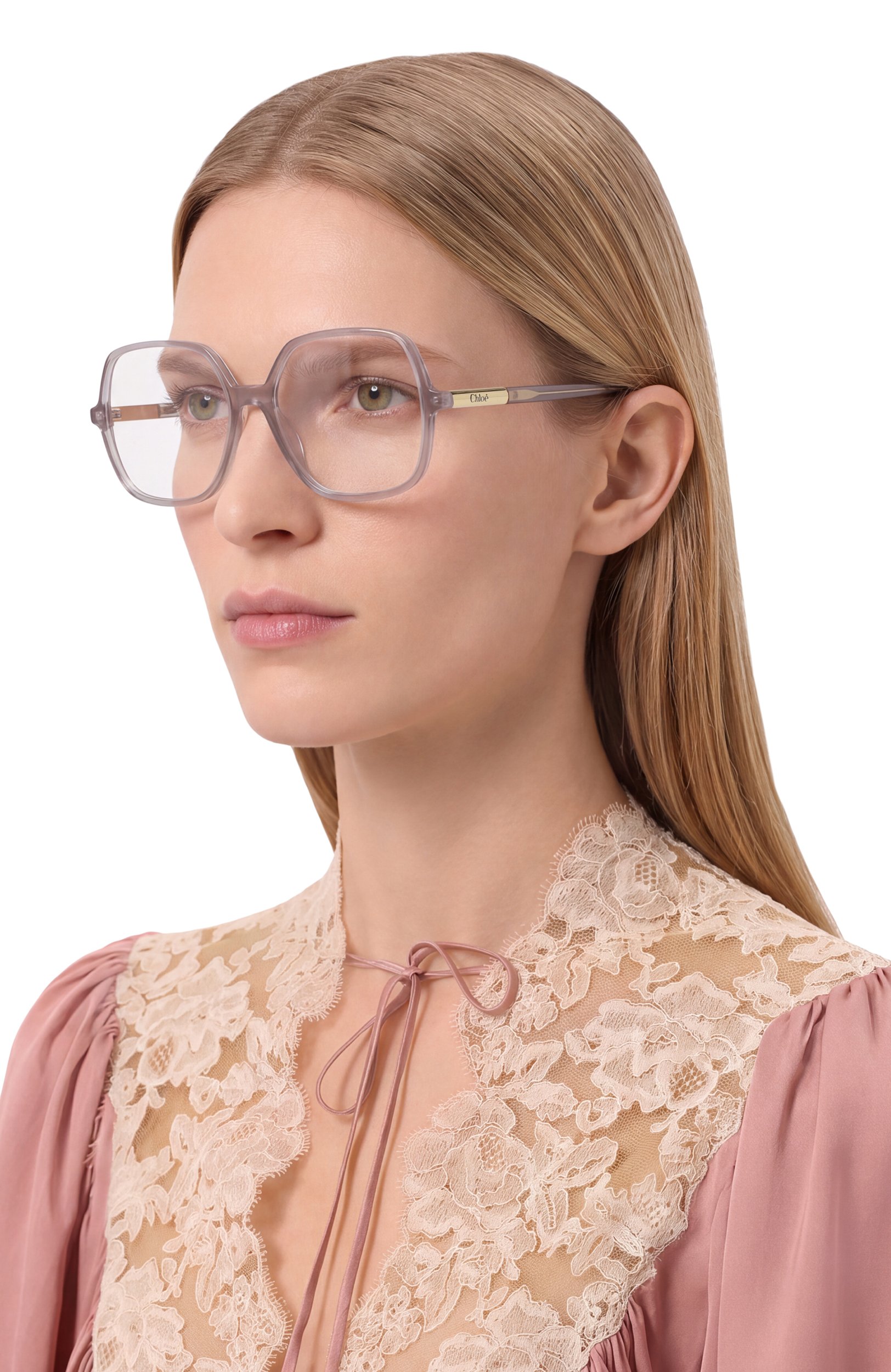Оправа CHLOÉ серого цвета по цене 32200 руб., арт. CH0368 005, фото 2 Оправа CHLOÉ, арт. CH0368 005, фото 2