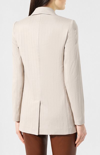 Жакет из смеси хлопка и льна  BRUNELLO CUCINELLI, арт. MF5788443, фото 4