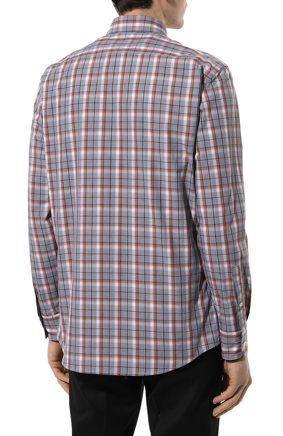 Хлопковая рубашка ZEGNA, арт. UCX01A6/SRF5, фото 4