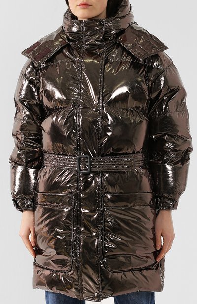 Пуховик с поясом IENKI IENKI, арт. KILLER J/P0LYESTER (F0IL), фото 3