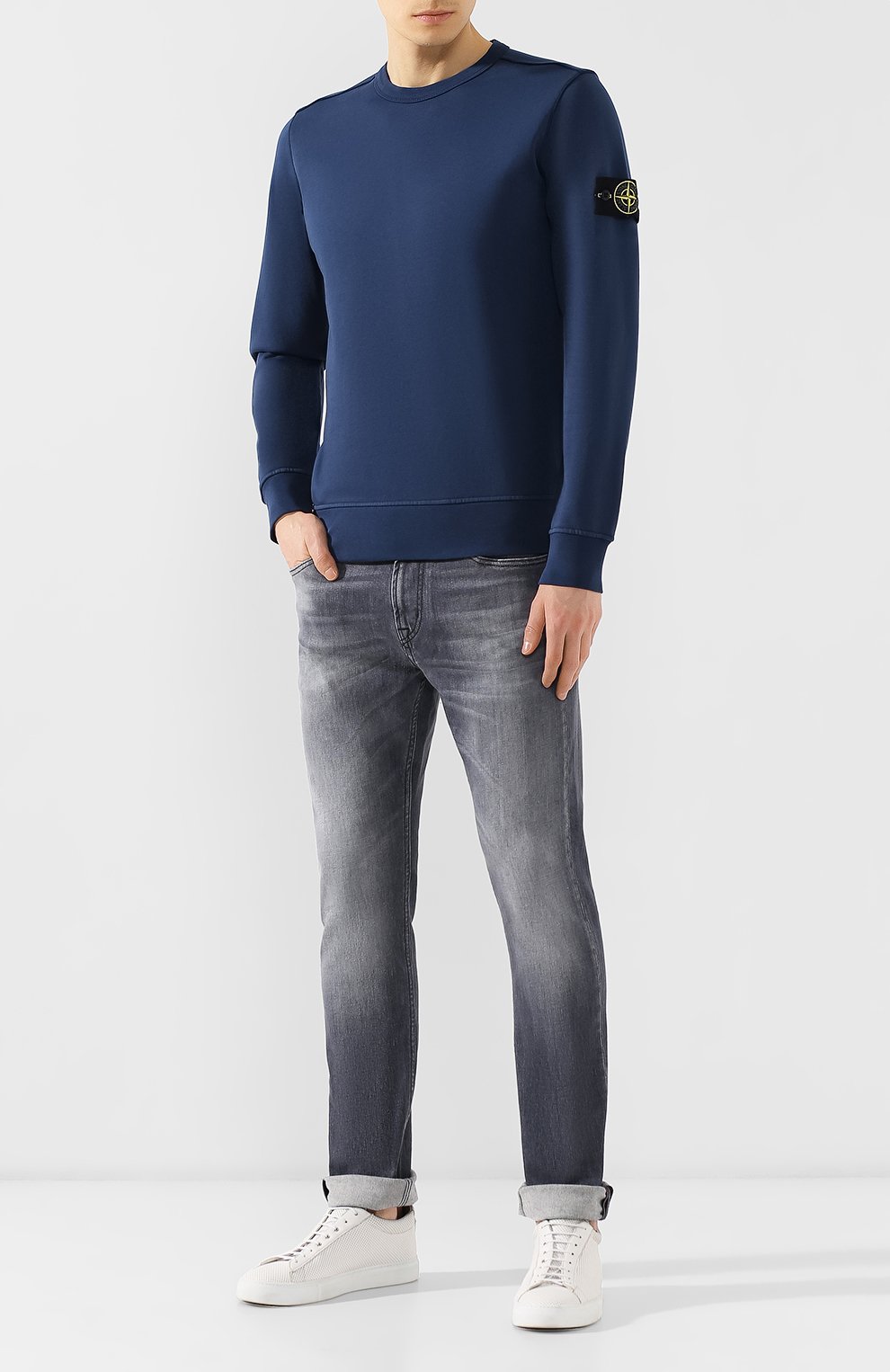 Хлопковый свитшот STONE ISLAND, арт. 701562751, фото 2