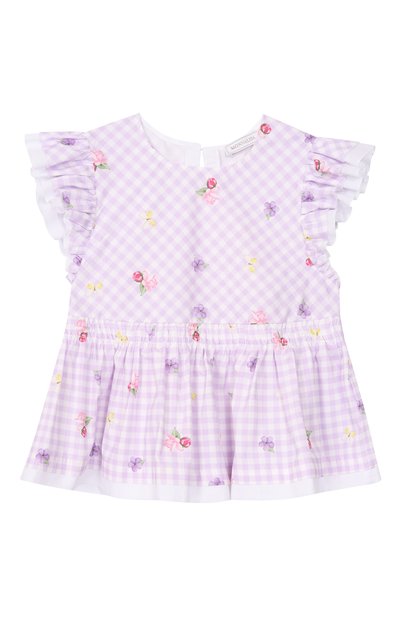 Хлопковая блузка MONNALISA, арт. 11G301