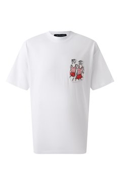 Мужская хлопковая футболка MSGM белого цвета, арт. 3840MM140/257002 | Фото 1 (Материал сплава: Проставлено; Рукава: Короткие; Длина (для топов): Стандартные; Драгоценные камни: Проставлено; Стили: Кэжуэл; Принт: С принтом; Материал внешний: Хлопок; Кросс-КТ: Джерси; Мужское Кросс-КТ: Футболка-одежда)