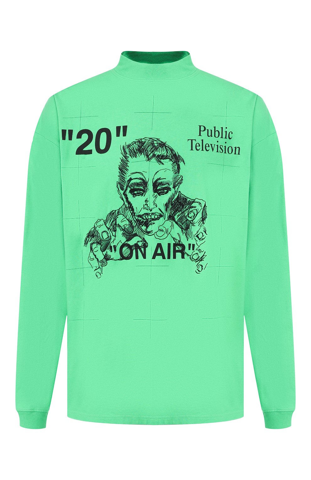 Хлопковый лонгслив OFF-WHITE, арт. 0MAB032F191850184010, фото 1