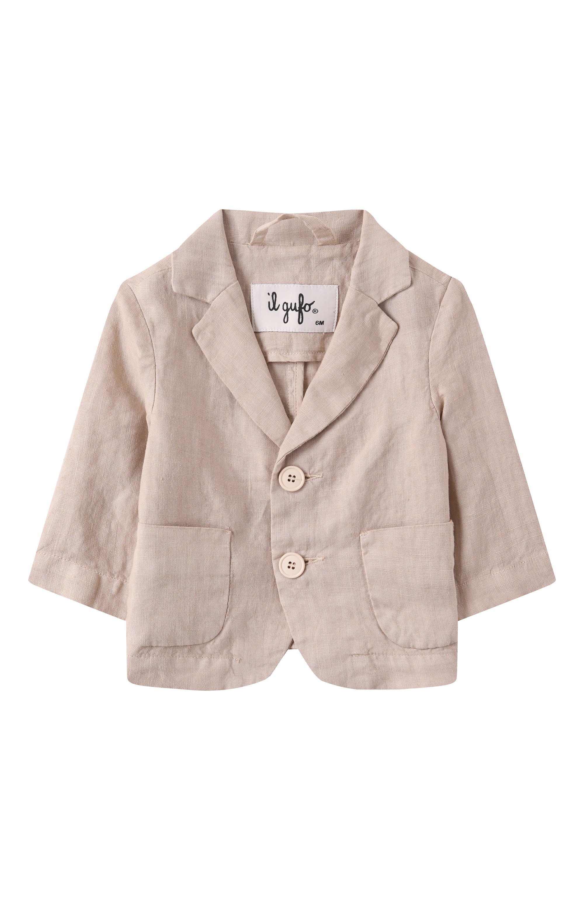 Льняной пиджак IL GUFO, арт. P25GB043L6009/3M-9M, фото 1