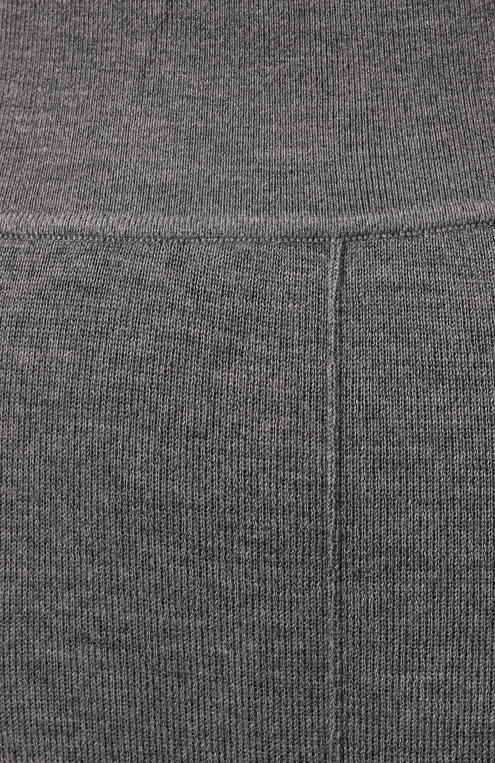 Шерстяные брюки ALLUDE серого цвета по цене 39950 руб., арт. 245/64031, фото 5 Шерстяные брюки ALLUDE, арт. 245/64031, фото 5
