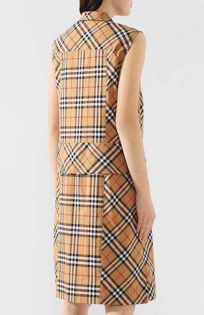 Хлопковое платье BURBERRY, арт. 8004561, фото 4