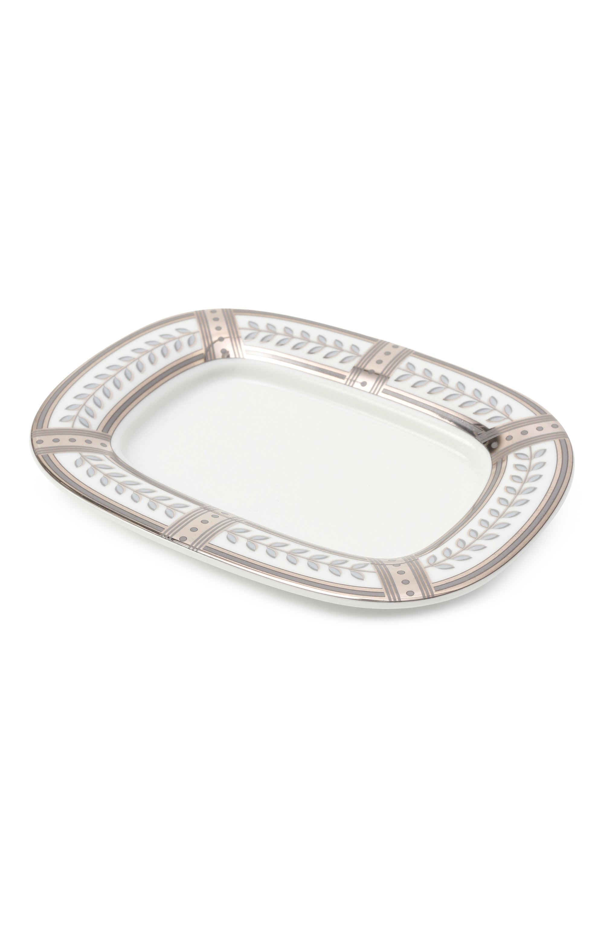 Поднос прямоугольный маленький STEFANO RICCI, арт. 0V01612/LEAVES, фото 2