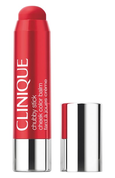 Женские кремовые румяна в стике chubby stick™ cheek color balm, оттенок ramp’d up rouge CLINIQUE, арт. VF9Z-08