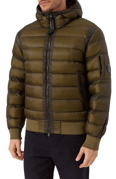 Пуховик C.P. COMPANY хаки цвета по цене 56800 руб., арт. 19CM0W002A110416A, фото 3 Пуховик C.P. COMPANY, арт. 19CM0W002A110416A, фото 3