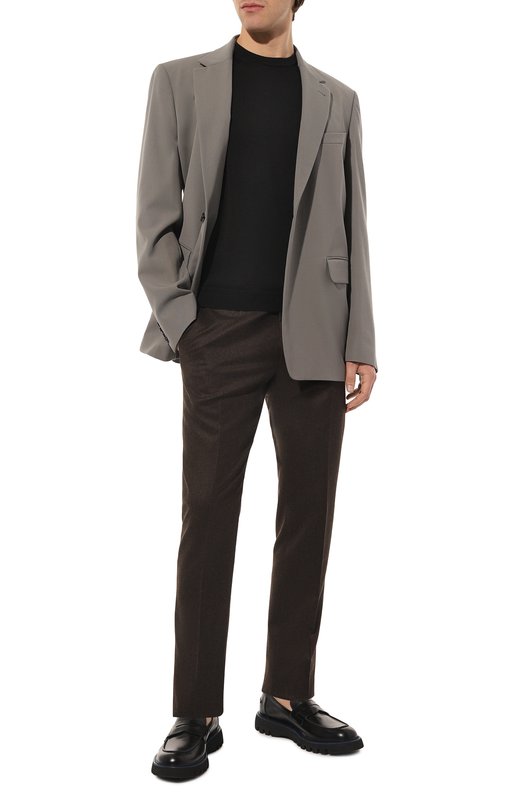 Шелковый джемпер Stefano Ricci K616215G10/F23101 Чёрный  K616215G10/F23101 Фото 2