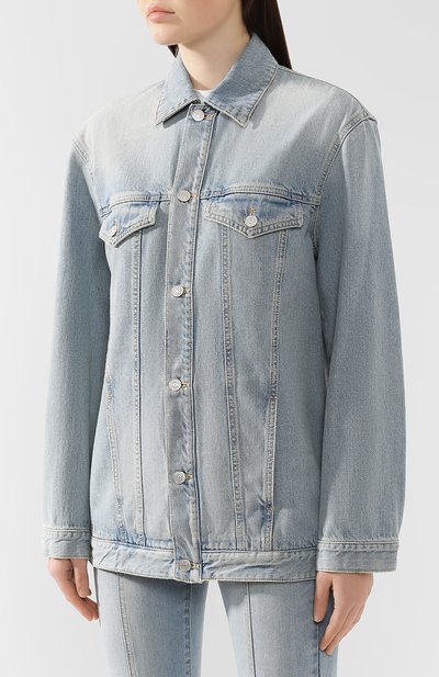 Джинсовая куртка GIVENCHY голубого цвета по цене 76950 руб., арт. BW006K50AM, фото 3 Джинсовая куртка GIVENCHY, арт. BW006K50AM, фото 3