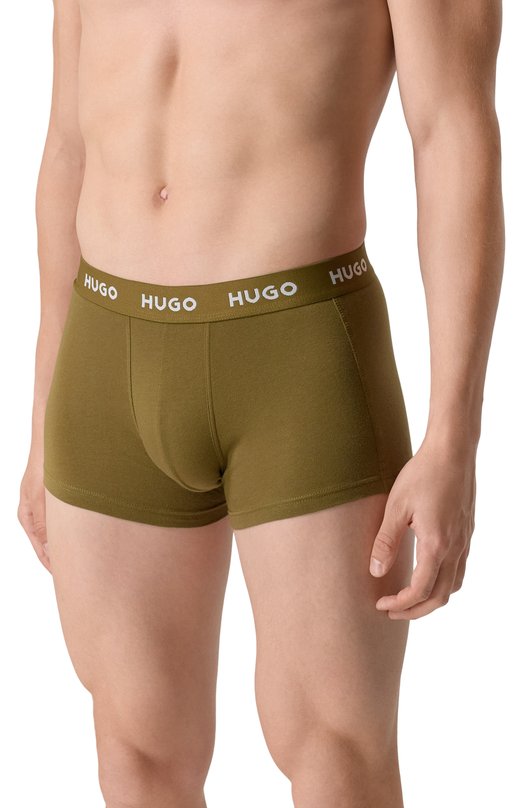 Комплект из трех боксеров HUGO 50532611 Зелёный  50532611 Фото 6