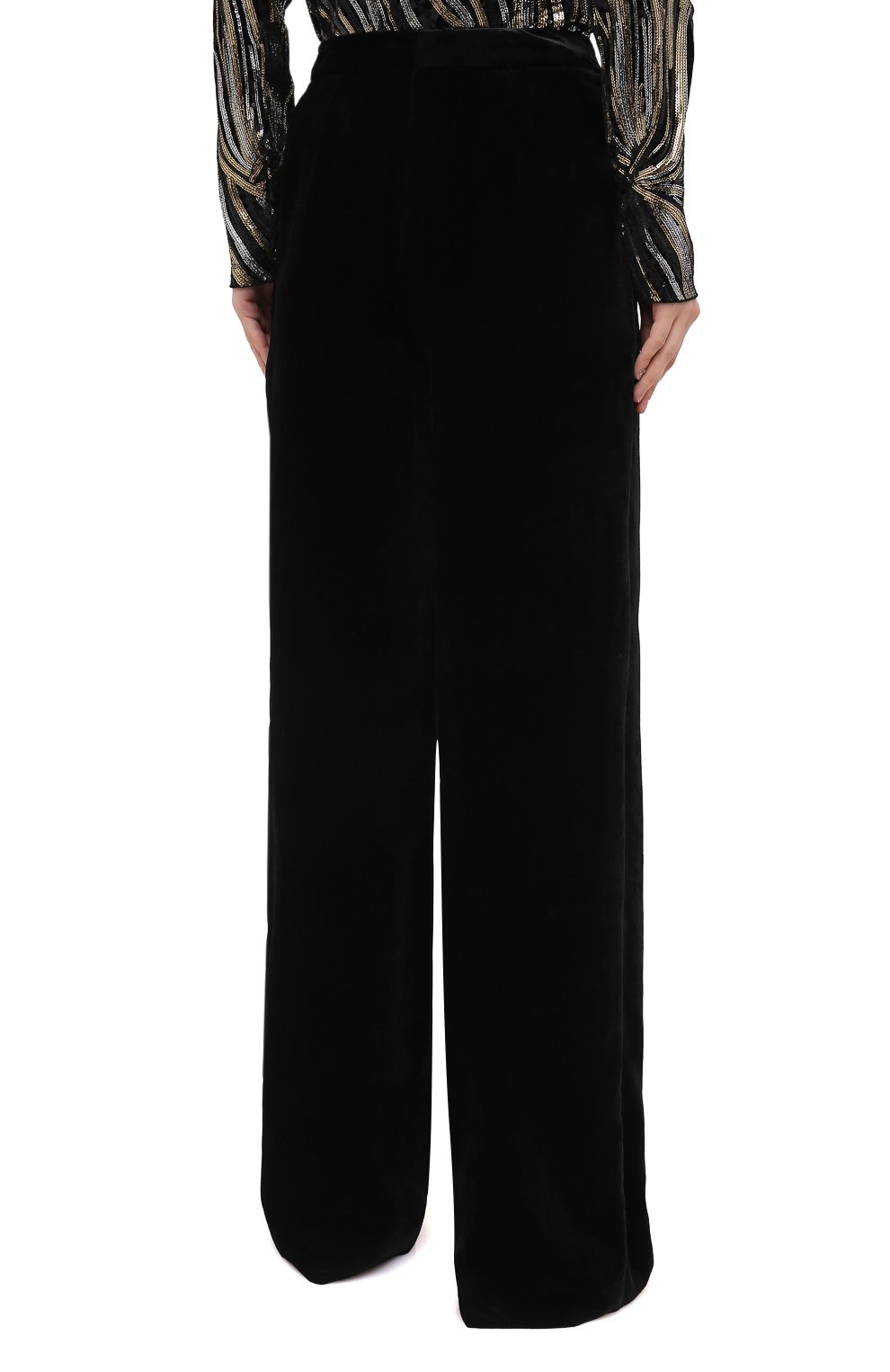 Бархатные брюки ZUHAIR MURAD, арт. TRP20340/VESB003, фото 4