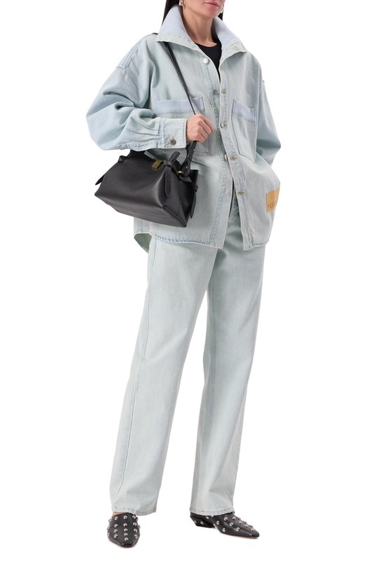 Сумка Gyoza Yuzefi GY0ZA/PEBBLE GRAIN LEATHER Чёрный  GY0ZA/PEBBLE GRAIN LEATHER Фото 3