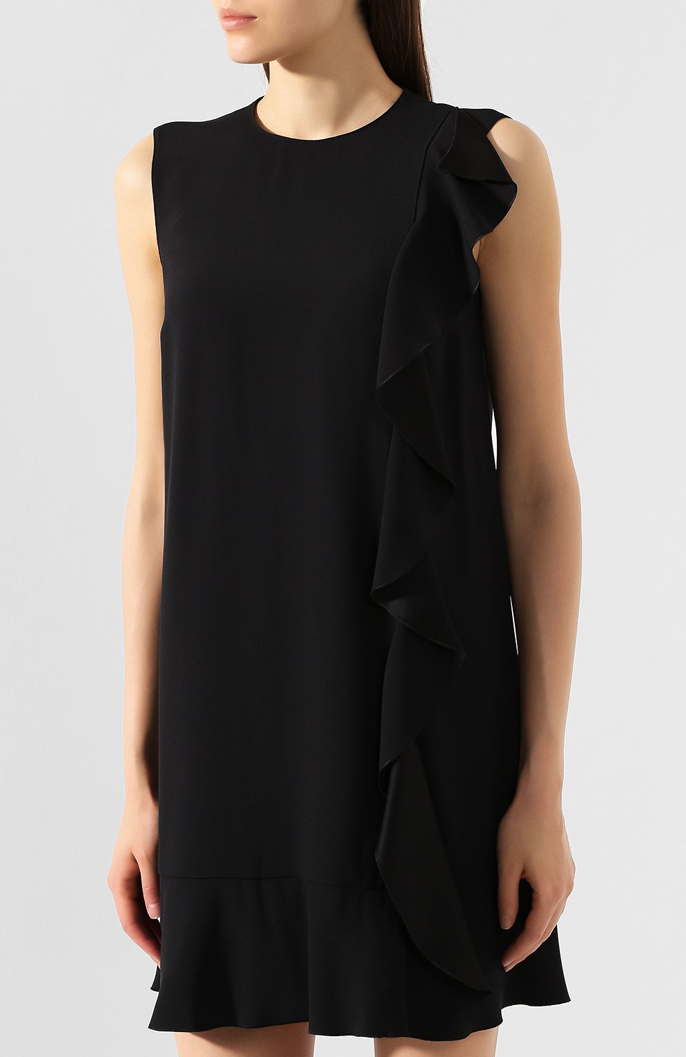 Платье с оборками REDVALENTINO черного цвета по цене 34550 руб., арт. SR3VAG05/0F1, фото 3 Платье с оборками REDVALENTINO, арт. SR3VAG05/0F1, фото 3