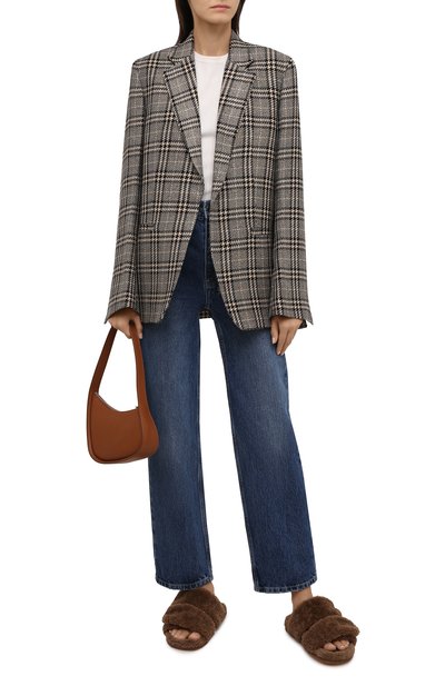 Шлепанцы из овчины DRIES VAN NOTEN, арт. WW212/233/QU901, фото 2