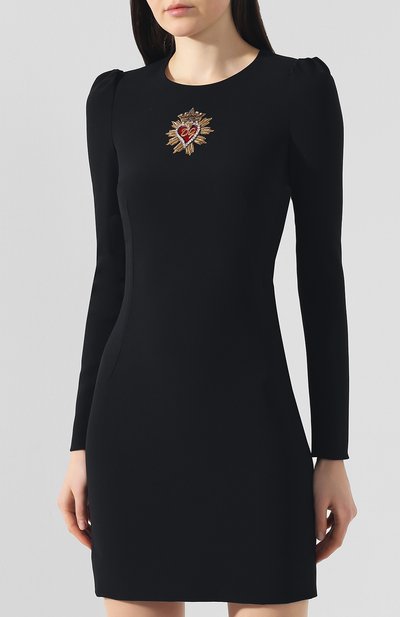 Мини-платье из вискозы DOLCE & GABBANA, арт. F6C2VZ/FURDV, фото 3