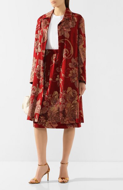 Юбка из смеси хлопка и льна DRIES VAN NOTEN, арт. 201-10828-9362, фото 2