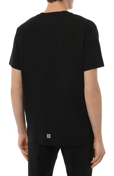 Хлопковая футболка GIVENCHY, арт. BM71CW/3Y6B, фото 4