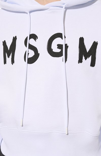 Хлопковое худи MSGM, арт. 3641MDM136/247000, фото 5